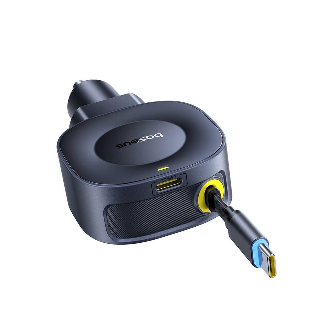 Baseus PrimeTrip VR2 Car Charger with Retractable Cable C 45W | Cosmic Black