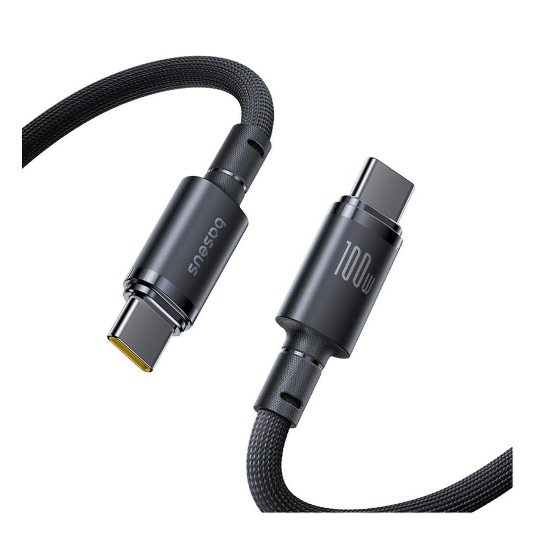 Baseus New Braided Fast Charging Cable USB-C to USB-C 100W 2m | Black