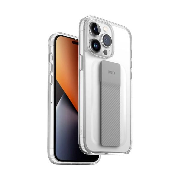 Uniq iPhone 14 Pro Hybrid Heldro Mount Series Case | Lucent Clear