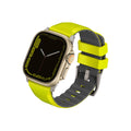Uniq Linus Airosoft Silicone Strap For Apple Watch 49/45/44/42mm | Lime Green