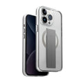 Uniq Heldro Mag iPhone 15 Pro Case With Integrated Flex Grip Band | Clear