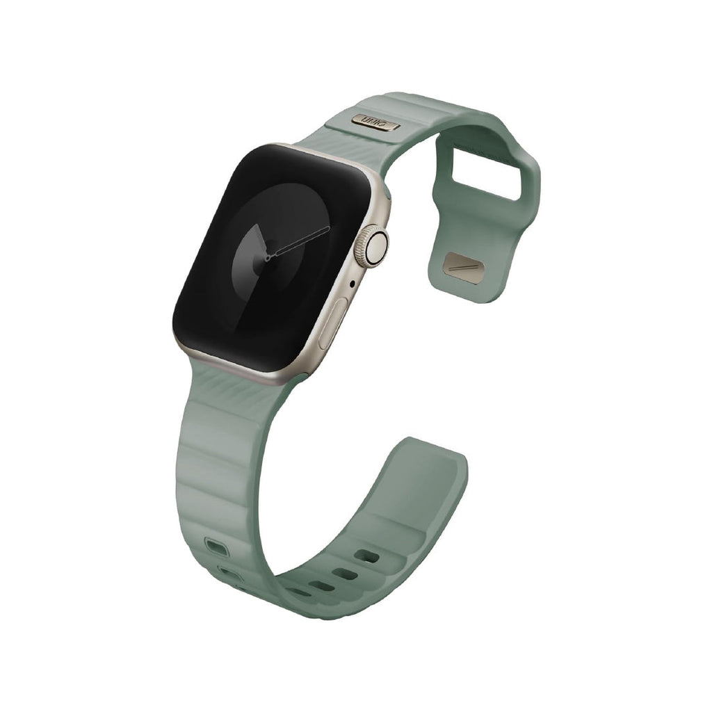Uniq Stride Fkm Rubber Apple Watch Strap 41/40/38mm | Iceplant Green