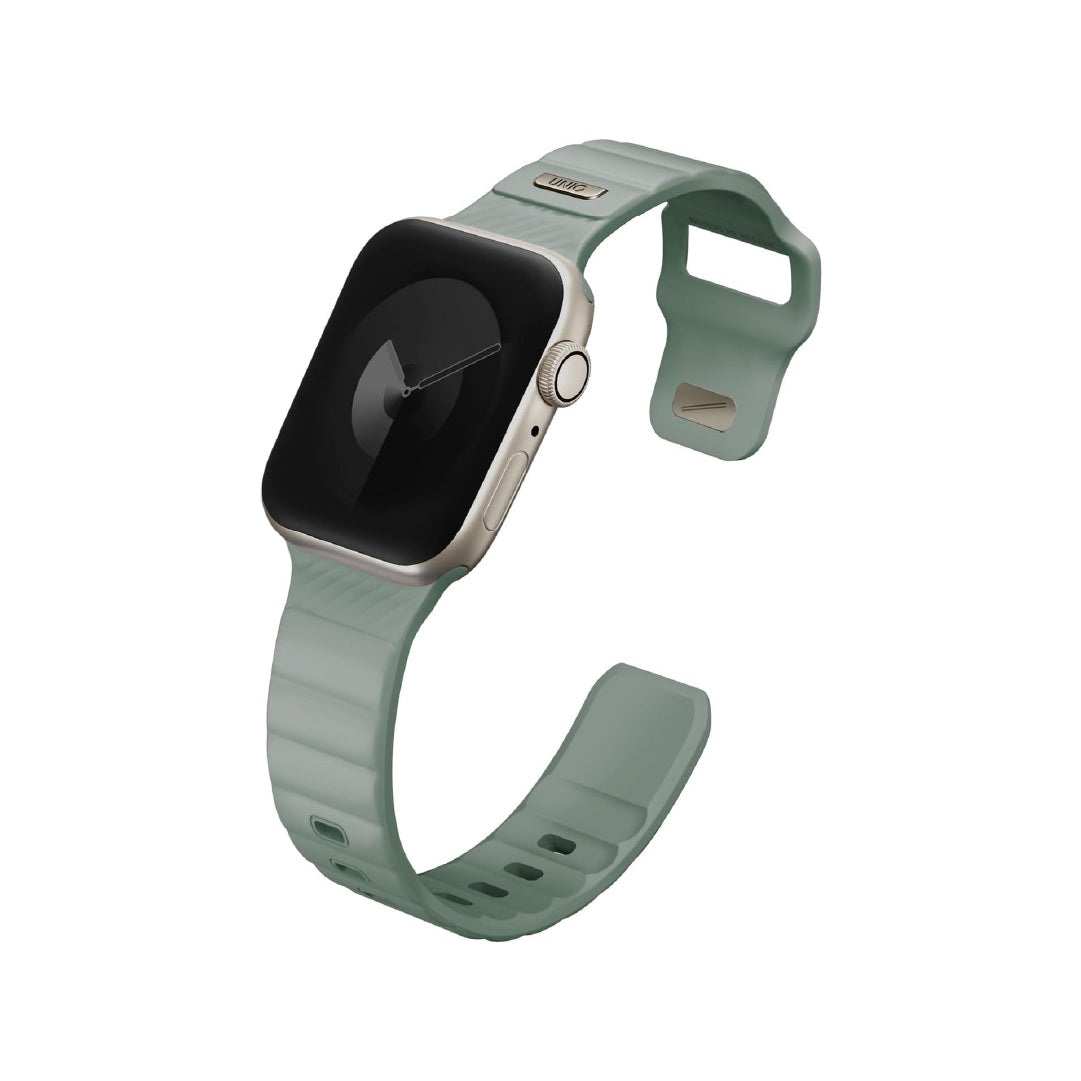 Uniq Stride Fkm Rubber Apple Watch Strap 41/40/38mm | Iceplant Green