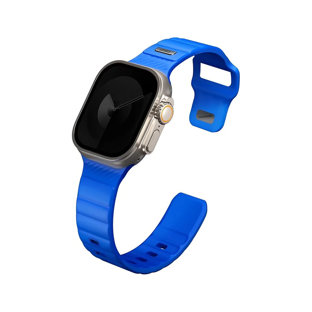 Uniq Stride Fkm Rubber Apple Watch Strap 49/45/44/42mm | Cobalt Blue