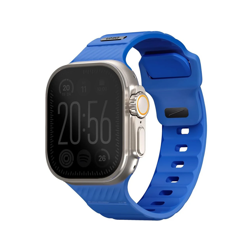 Uniq Stride Fkm Rubber Apple Watch Strap 49/45/44/42mm | Cobalt Blue