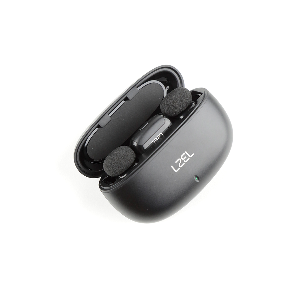 LZEL 2.4GHz Wireless Microphone – Portable, Plug & Play, Noise Reduction & Voice Effects