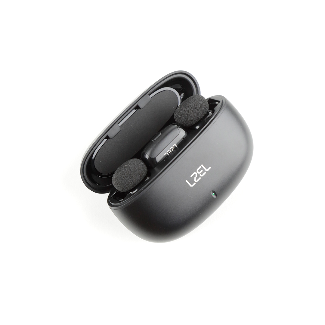 LZEL 2.4GHz Wireless Microphone – Portable, Plug & Play, Noise Reduction & Voice Effects