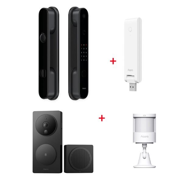 Aqara Smart Door Lock D100 with Aqara Smart Home Devices