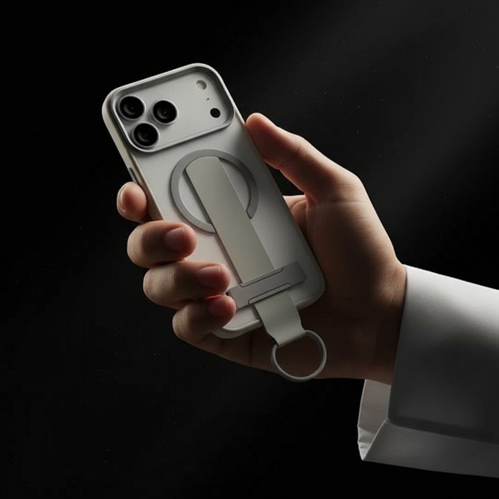 LZEL MagMatte Grip Case for iPhone 17 Pro Max | Titanium