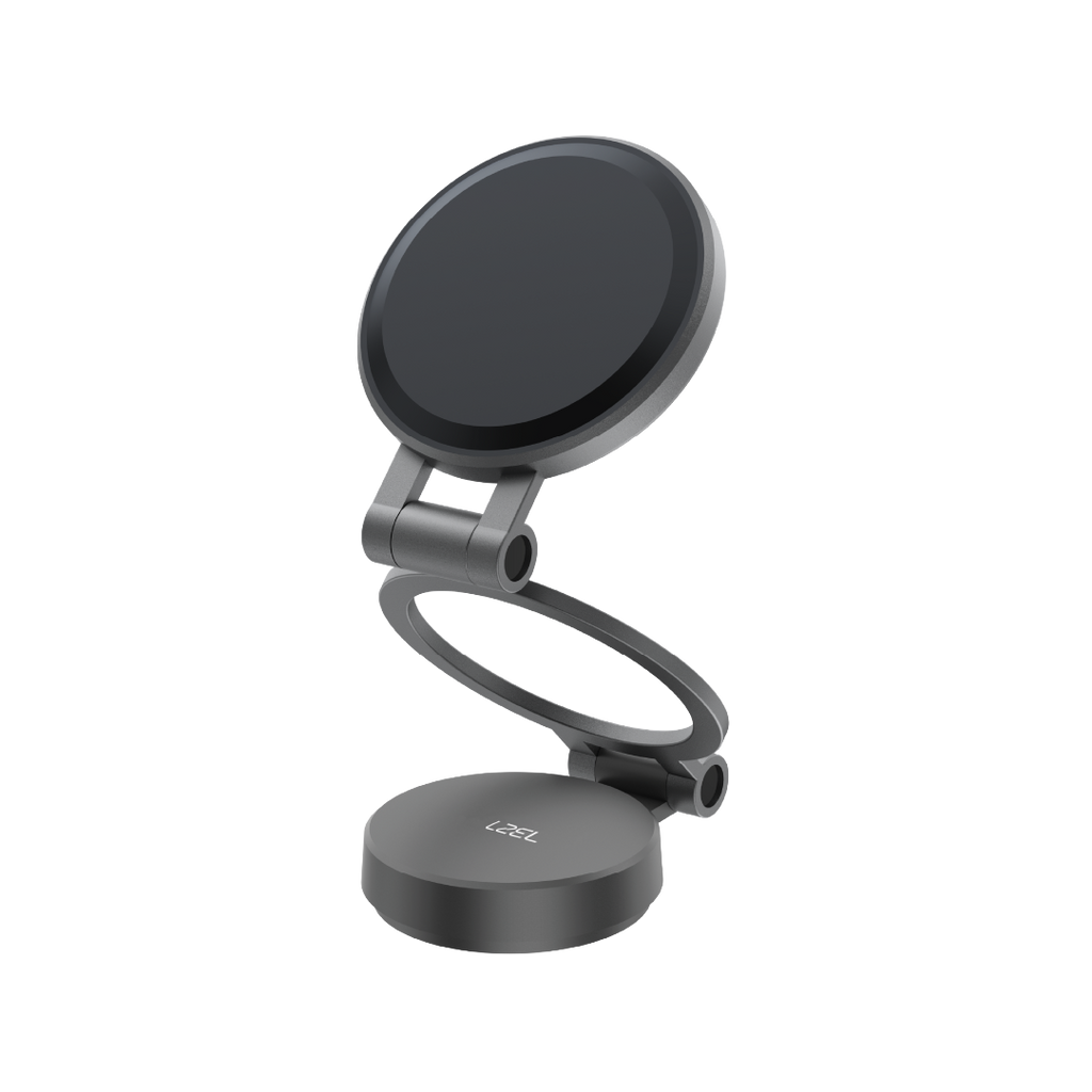 LZEL 360Â° Magnetic Suction Phone Holder Three-Axis Adjustable Angle | Robust Magnetic Grip | Black
