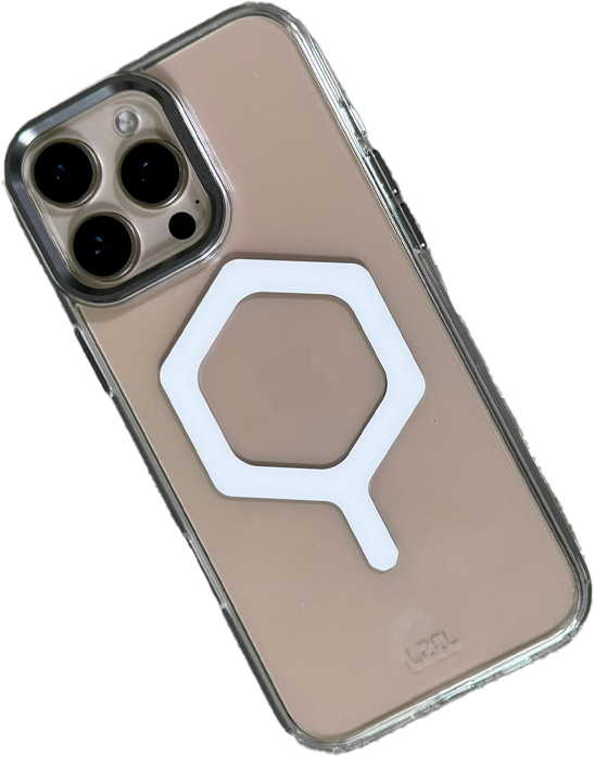 LZEL iPhone 16 Pro Max Mag Octa Shield Clear Case