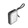 LZEL Zenoflex Flow10 20000Mah Pd3.0 & Qc 3.0| 65W |Dual Usb-C Input/Output Power Bank | Silver