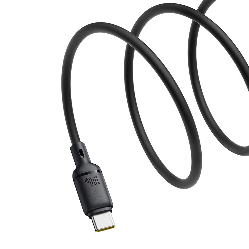 Baseus Silky Fast Charging Cable USB-A to USB-C 1m | Cluster Black