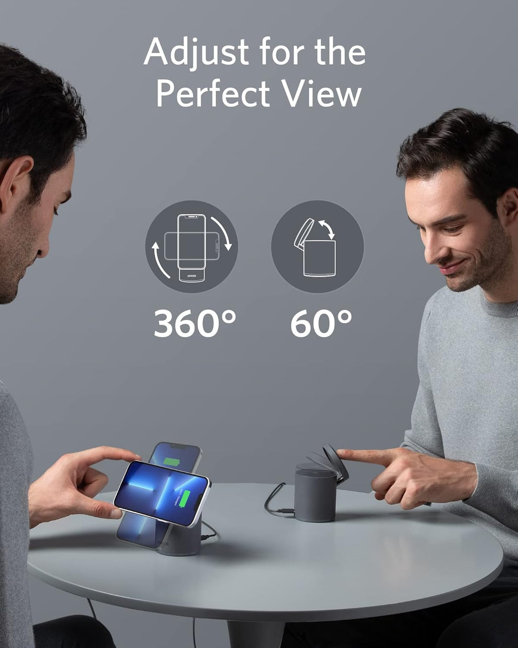 Anker Magnetic Wireless Charger 623 (MagGo) | Black