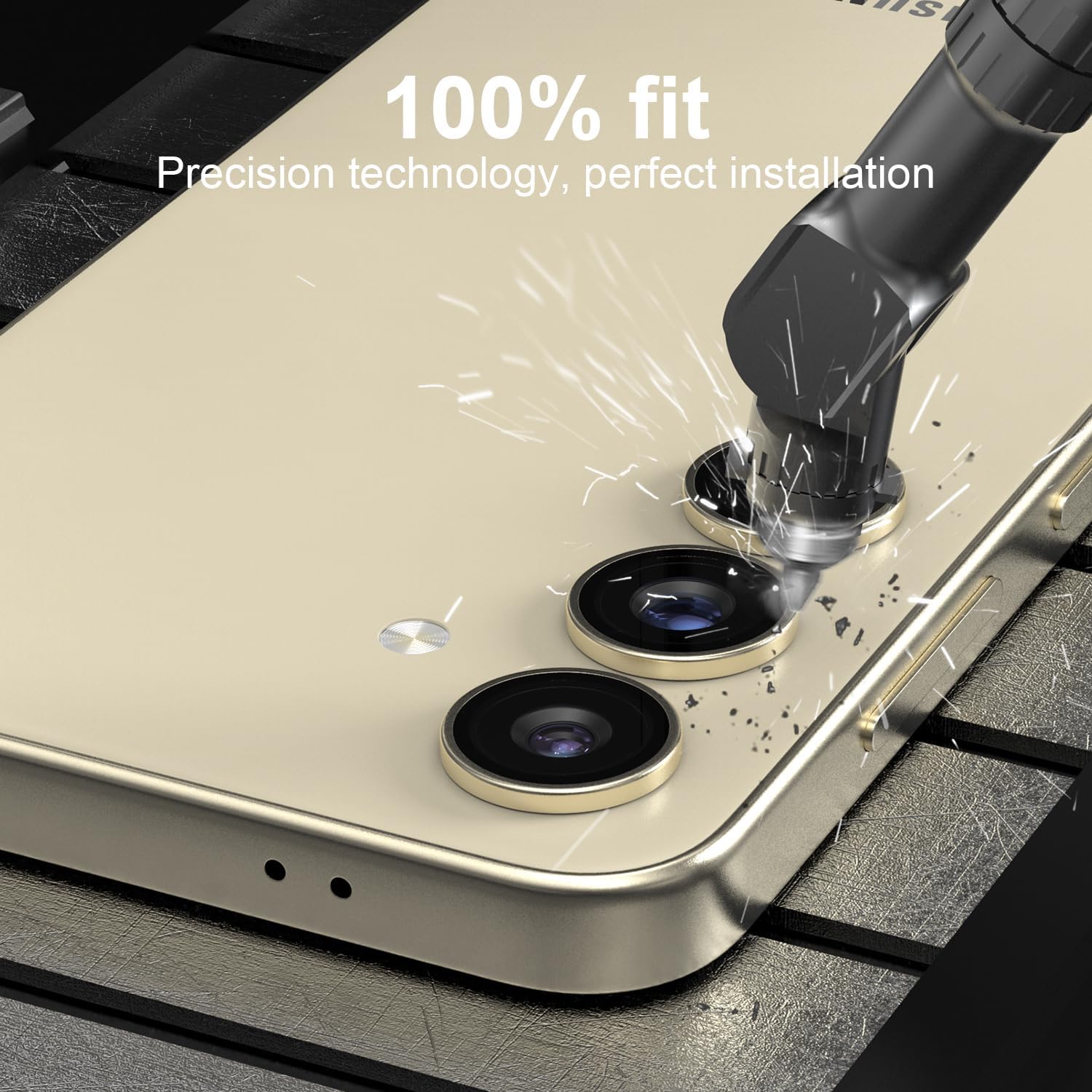 Anank Samsung S24 Camera Glass | Amber Yellow