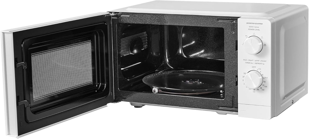 Midea 20L Solo Microwave Oven, 700W, 5 Power Levels |White