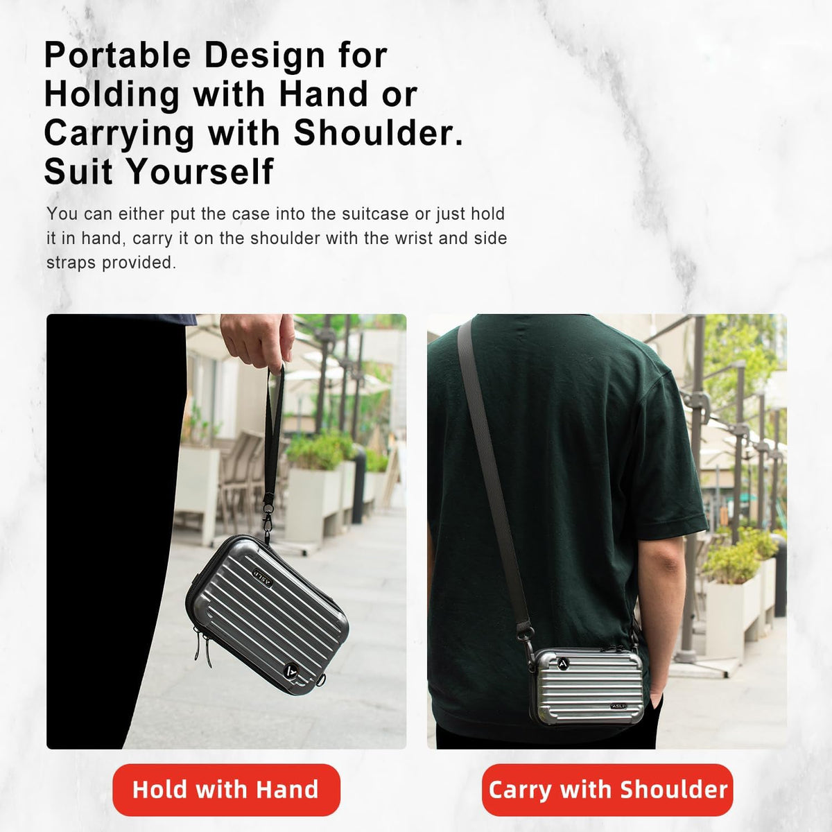 Asli Global Hard Shell Amenity Case Hand Bag