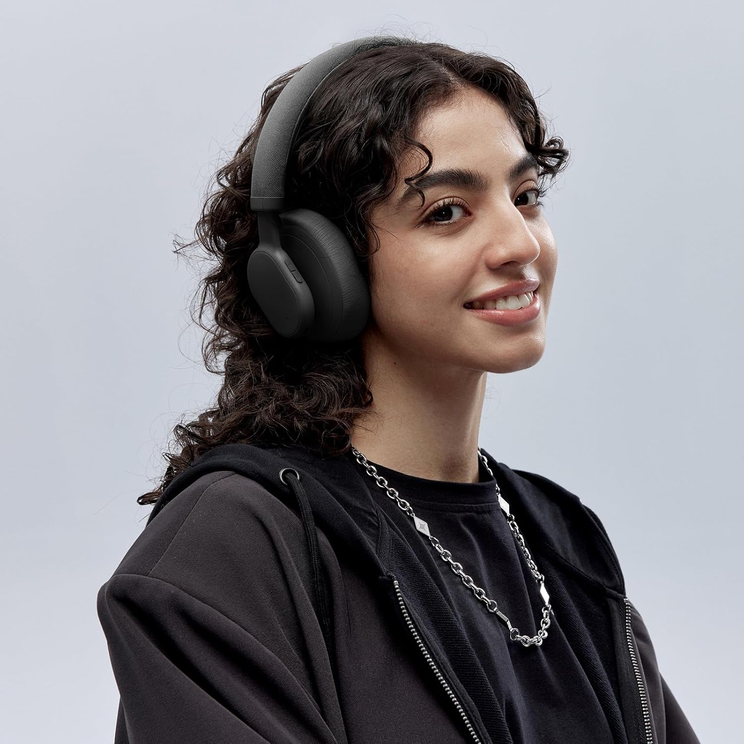 FingerTime Active Noise Cancelling Bluetooth Headset | Black
