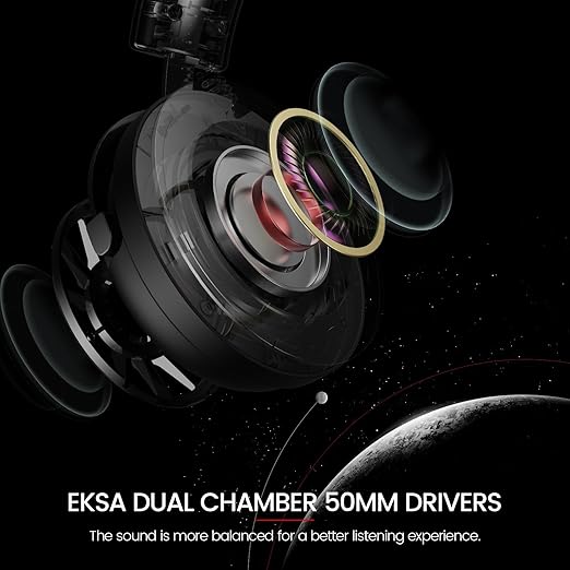 EKSA Gaming Headset With 3.5mm Jack | Black