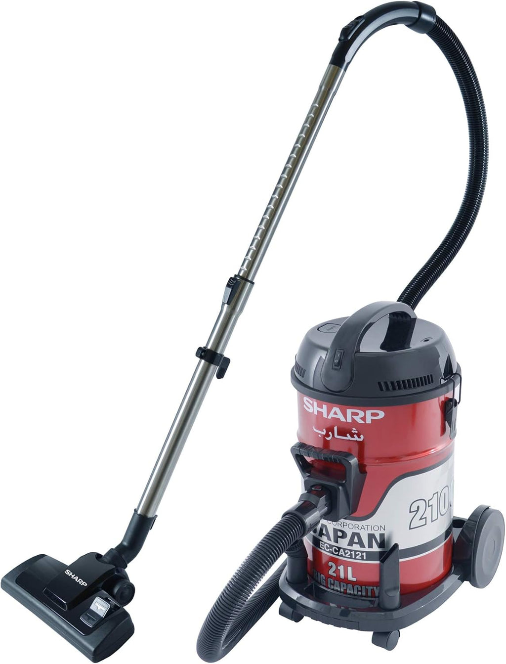 Sharp 21L 2100W Drum/Barrel 100% Copper Motor Vacuum Cleaner
