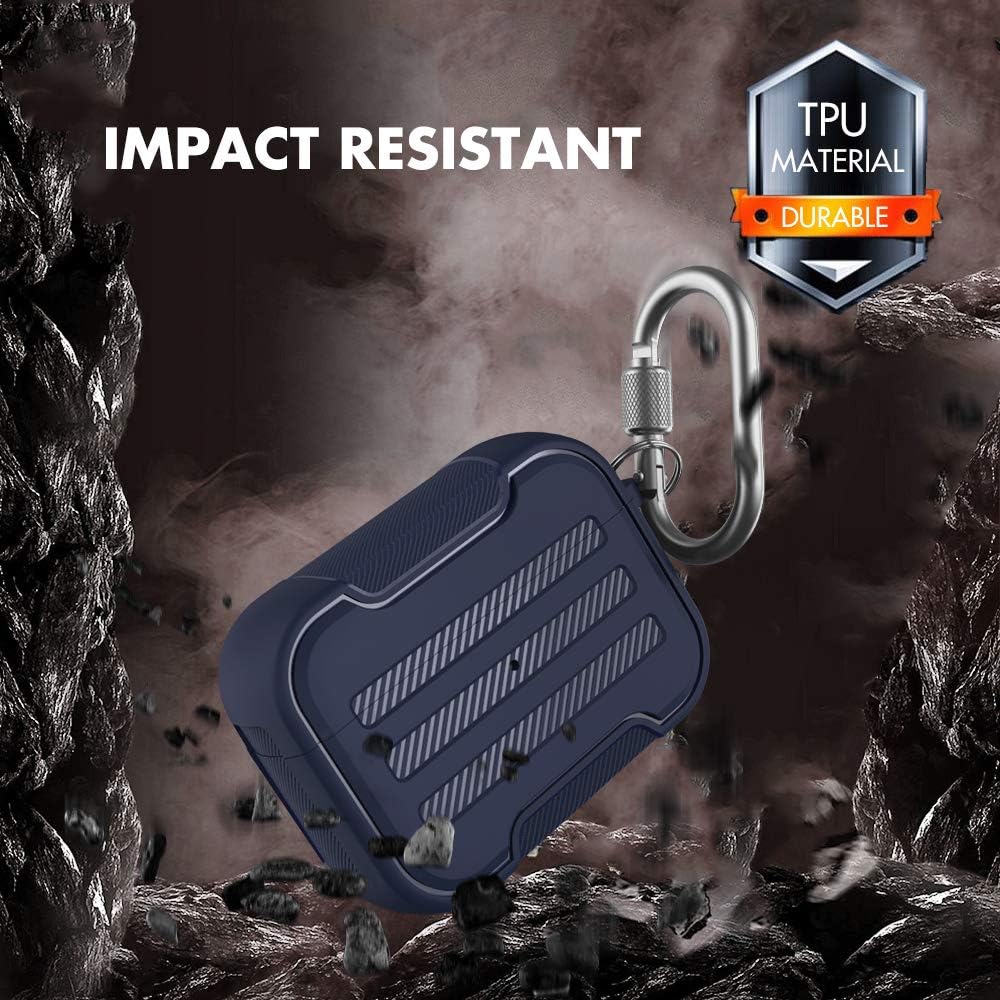 Ahastyle Airpods 3 Protection Rugged Armor Case | Blue