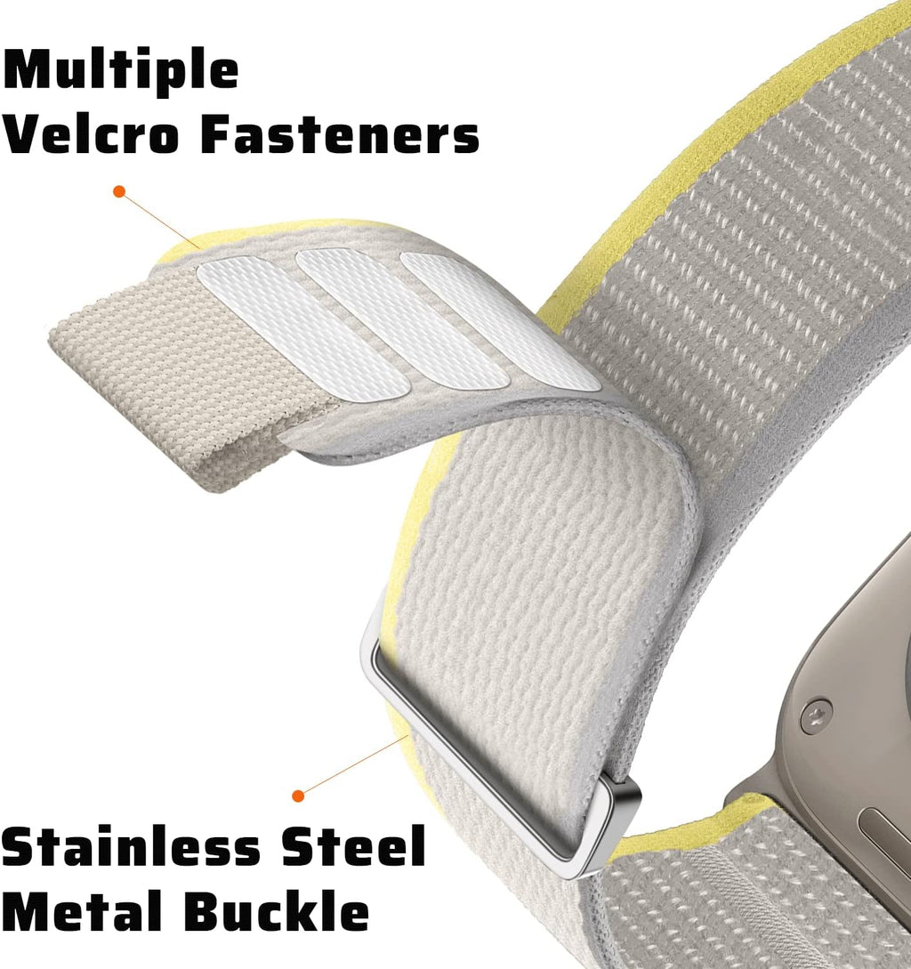 Apple Watch Band 38/40/41MM | Gray / Yellow