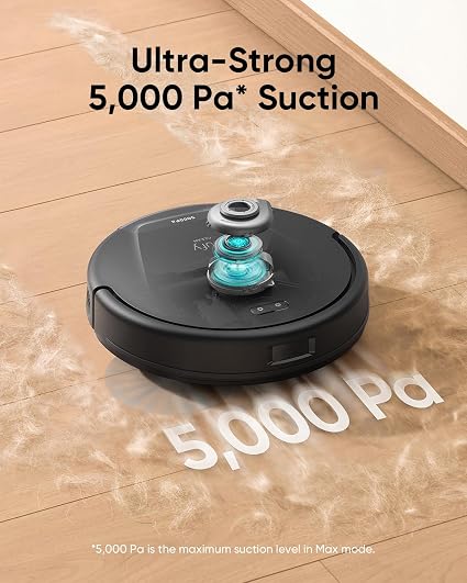 eufy L60 Hybrid SES Robot Vacuum | Black