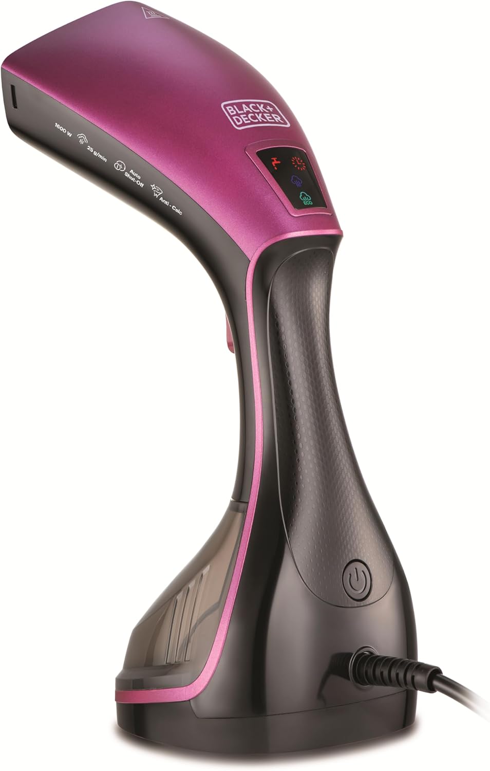 Black & Decker Portable Digital Handheld Garment Steamer 1600W | Black