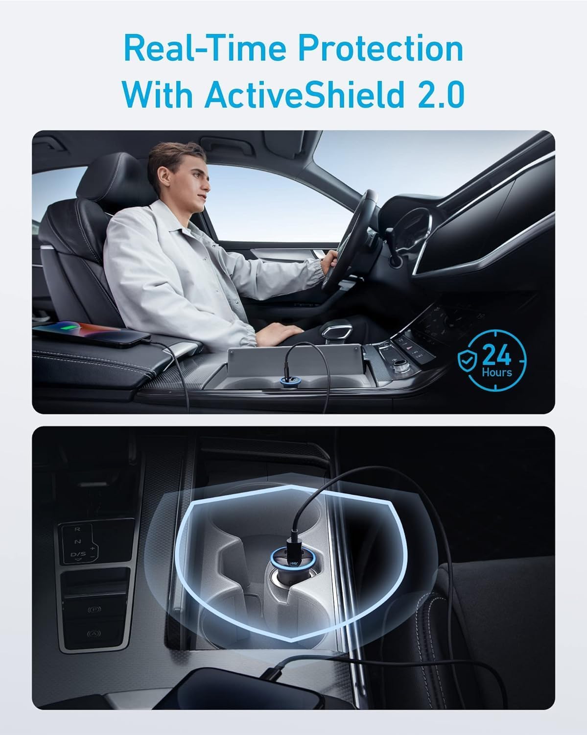 Anker A2735H11 Car Charger - 52.5W | Black
