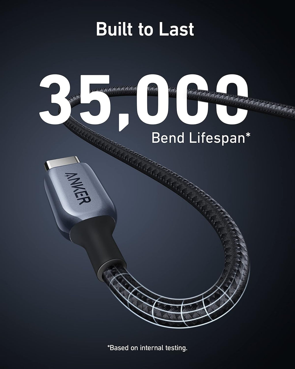 Anker 765 USB-C to USB-C Cable 140w 6ft 480 Mbps