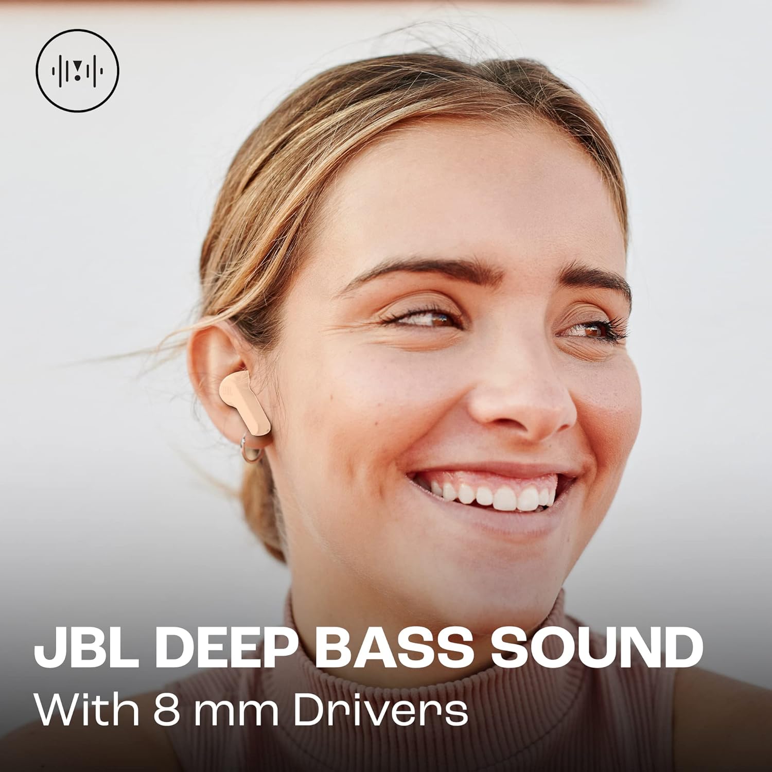 JBL Wave Beam Wireless Earbuds | Beige