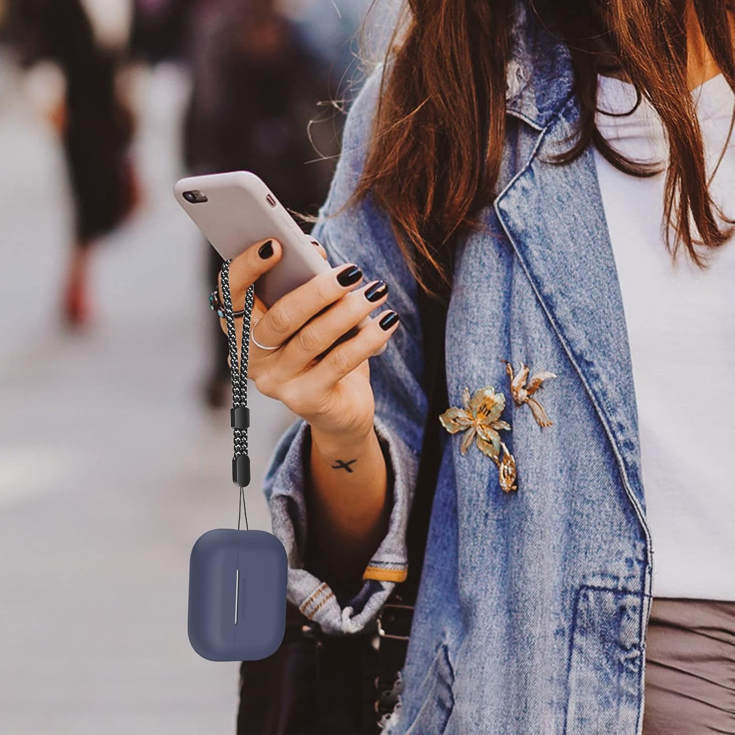 AhaStyle AirPods Pro 2 Case Silicone Protective Cover | Sky Blue