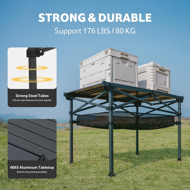Naturehike Simple Star H01 Foldable Table | Black