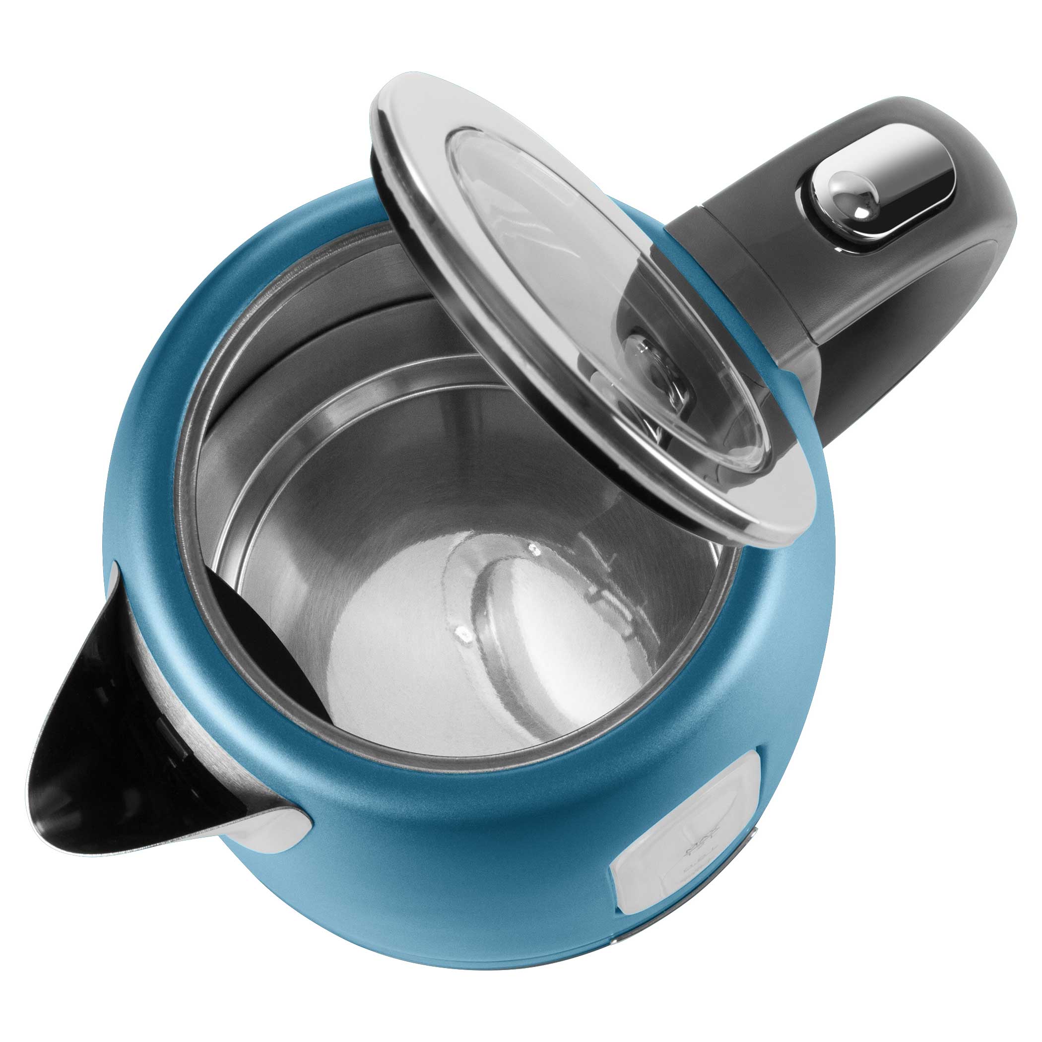 Sencor 1.7L Stainless Steel Electric Kettle with Lid Safety Lock | Blue