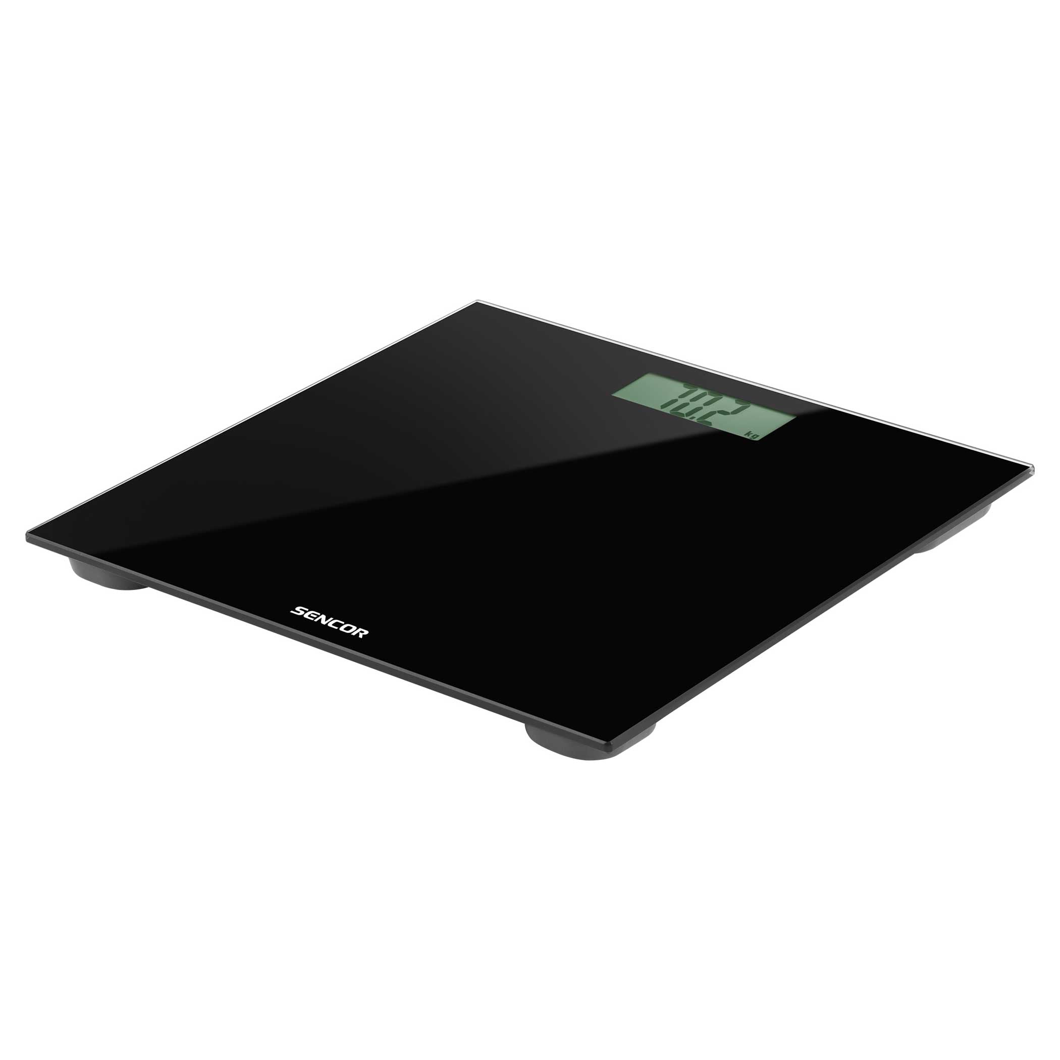 SENCOR SBS 2300BK Personal Scale Tempered Safety Glass Black