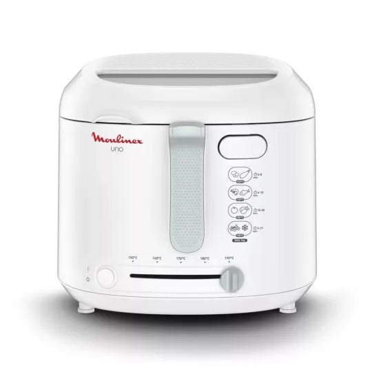 MOULINEX Deep Fryer 1.0Kg/1.8L Capacity - Deep Oil Strainer Included - Small Size - 1.8 L 1470 W  | White