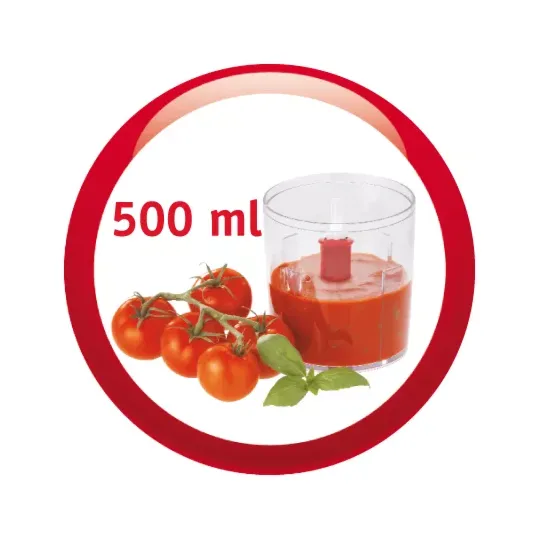 Moulinex Vegetable Chopper  Multi Moulinette 2 Speeds Mini  Chopper 400W 500 ml