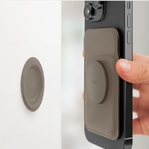 Uniq Magnetic Card Holder Grip Stand Flixa | Grey