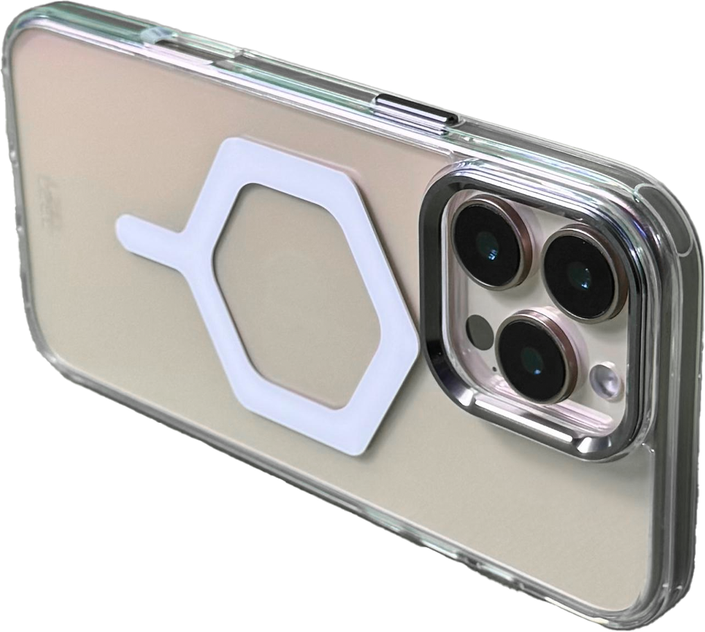 LZEL iPhone 16 Pro Max Mag Octa Shield Clear Case