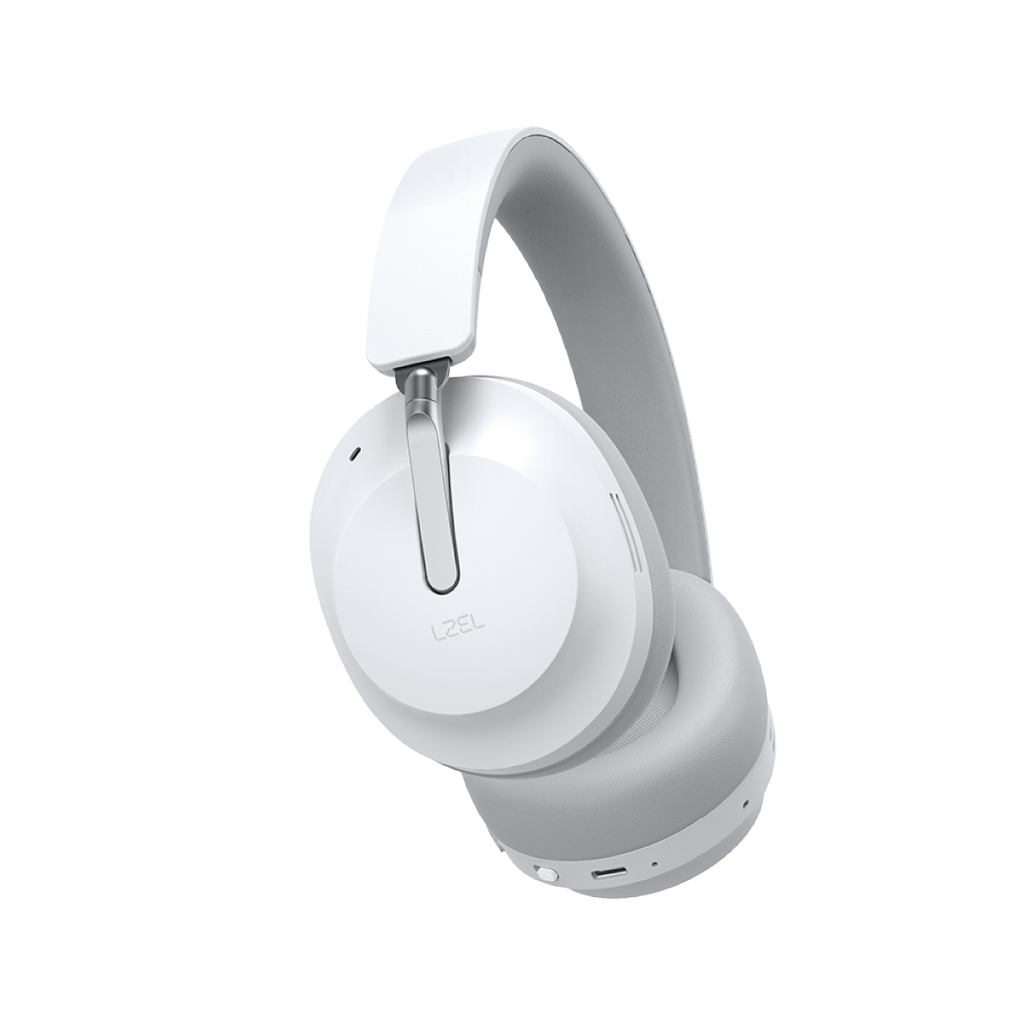 LZEL Sonicflow Series High-Fidelity Wireless Stereo Headphones | White