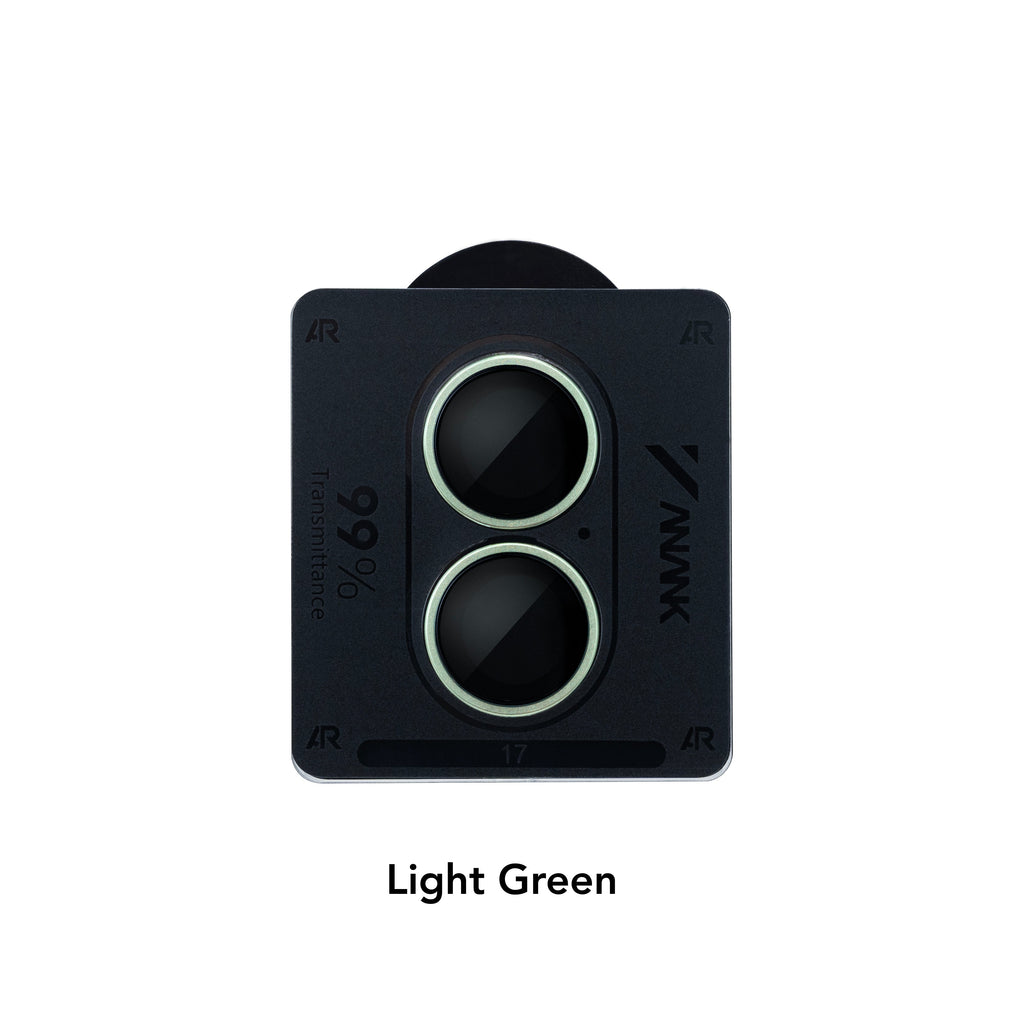 Anank 10X Reinforced 99% AR Lens Guard for iPhone 17 | Light Green