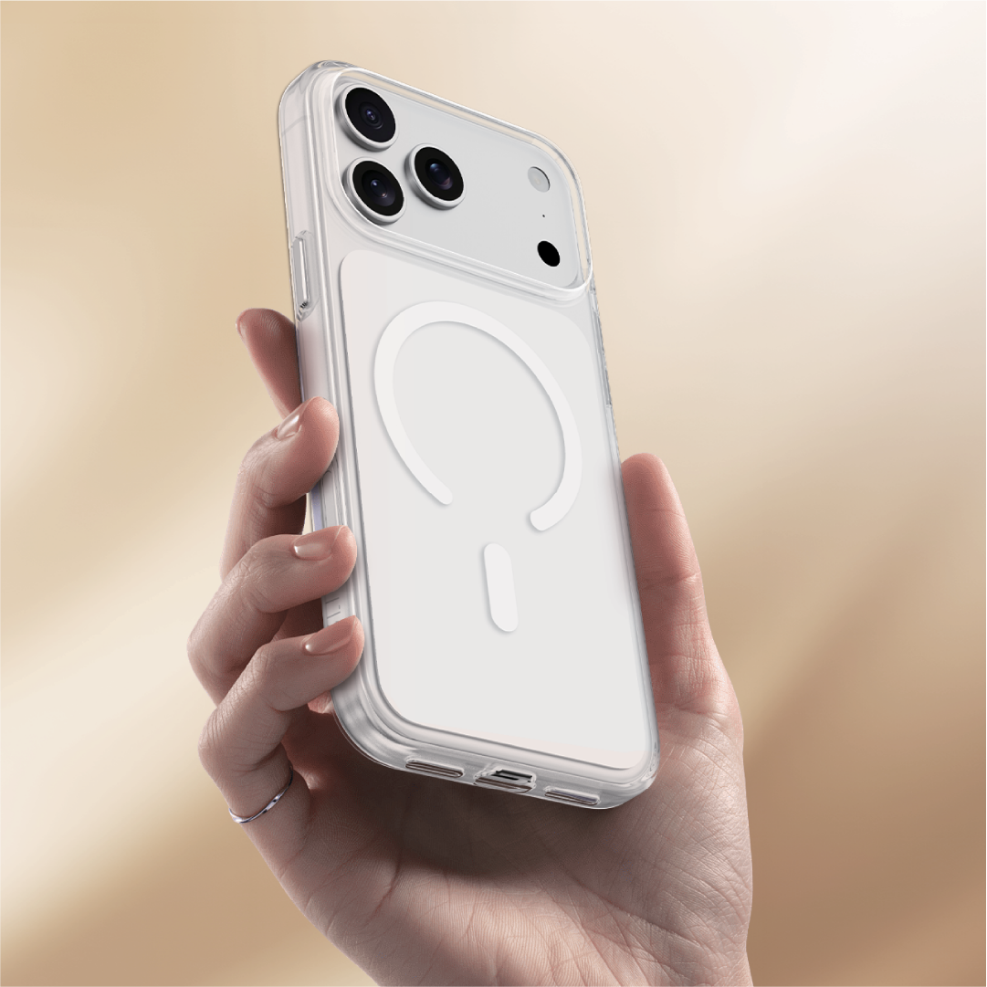 Asli Global Magtrox Neo Scratch-Resistant Transparent Magsafe Case For IPhone 17 Pro Max | White
