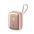 90 Percent Primflux Mini 22.5W Dual Built-In Cables Power Bank Powerdelivery Qc 3.0 | Usb-C & Lightning | Pink