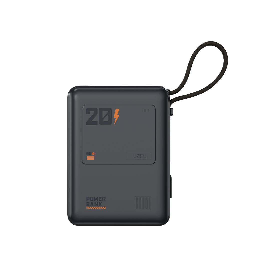 LZEL Zenoflex Surge20 Portable 20000Mah  65W Max Pd Power Bank Dual Usb-C  | Navy Blue