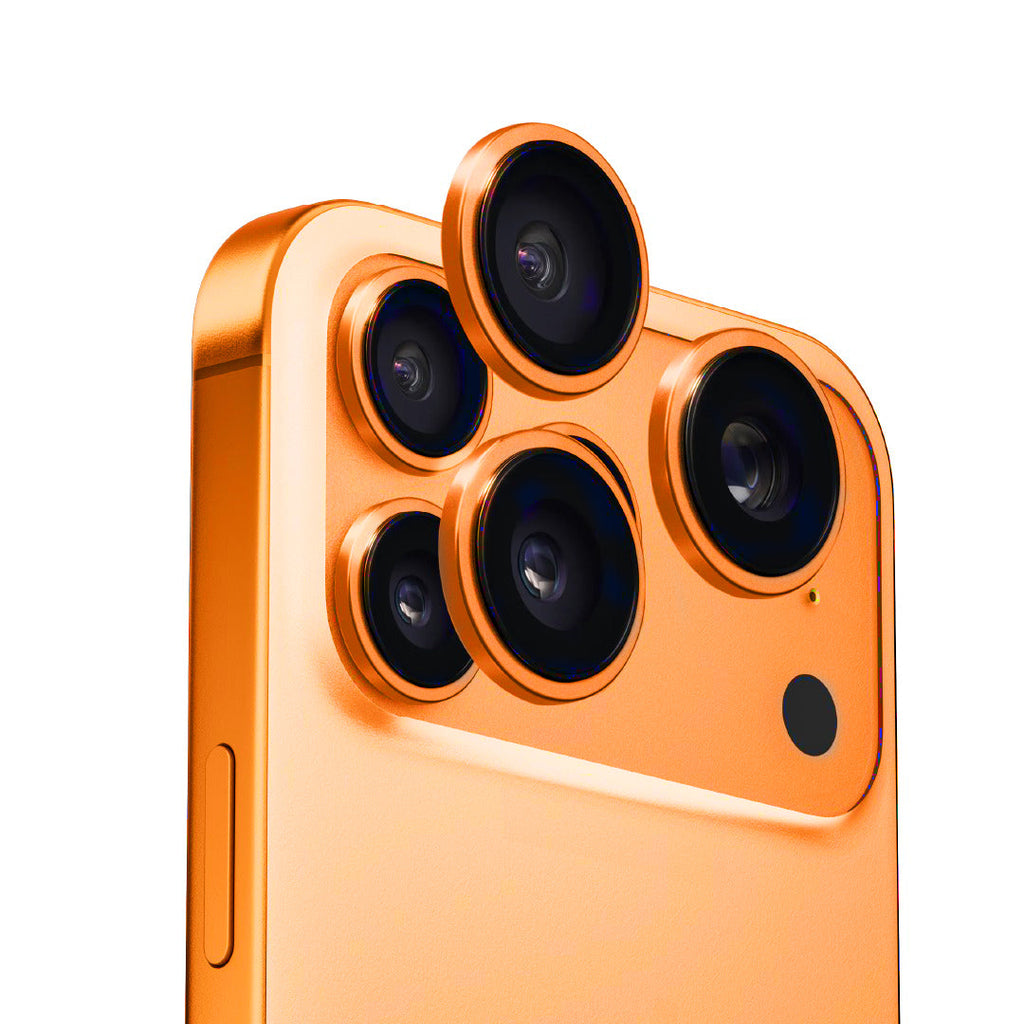 Anank 10X Reinforced 99% AR Lens Guard for iPhone 17 Pro / 17 Pro Max | Orange