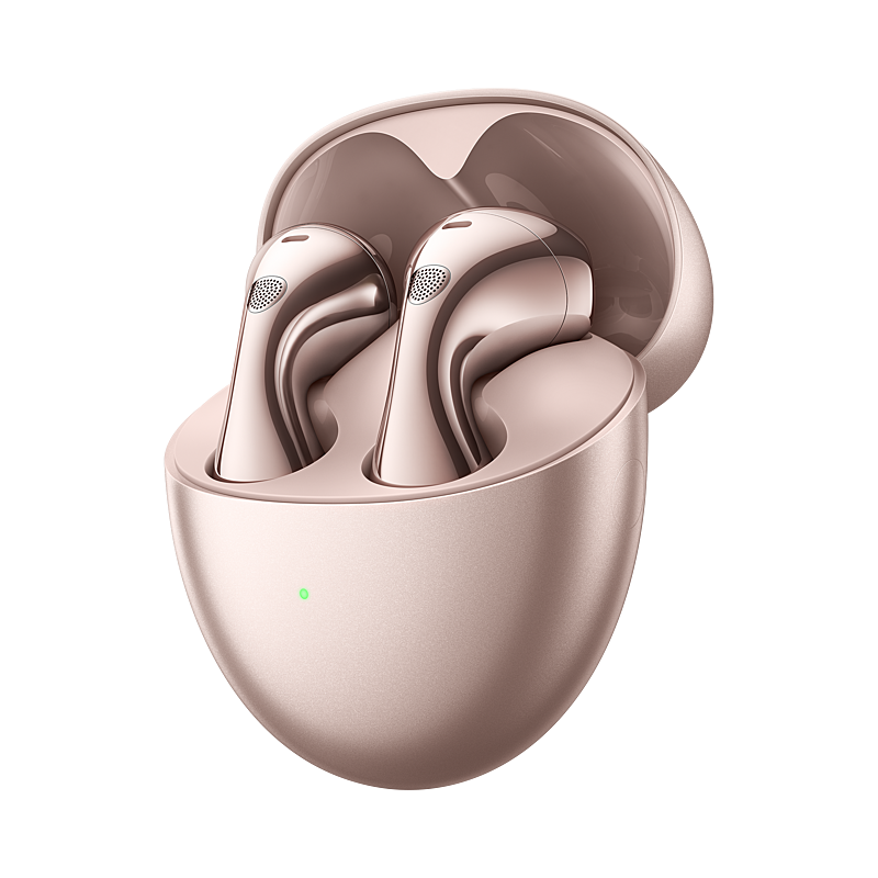 Huawei FreeBuds 6 – Truly Wireless Bluetooth Open-Fit Earbuds with Charging Case | Rose Gold