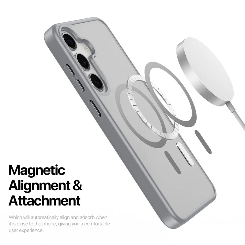 Keephone Galaxy S25 Mago Pro Magsnap Magsafe Case | Titanium Gray