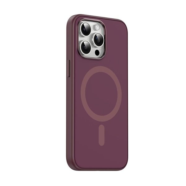 Asli Global iPhone 15 Pro Duo Colored Silicone Case Max | Mulberry