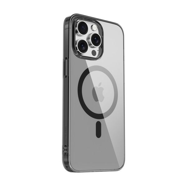 Asli Global  iPhone 15 Pro Crystal MagSafe Case | Black