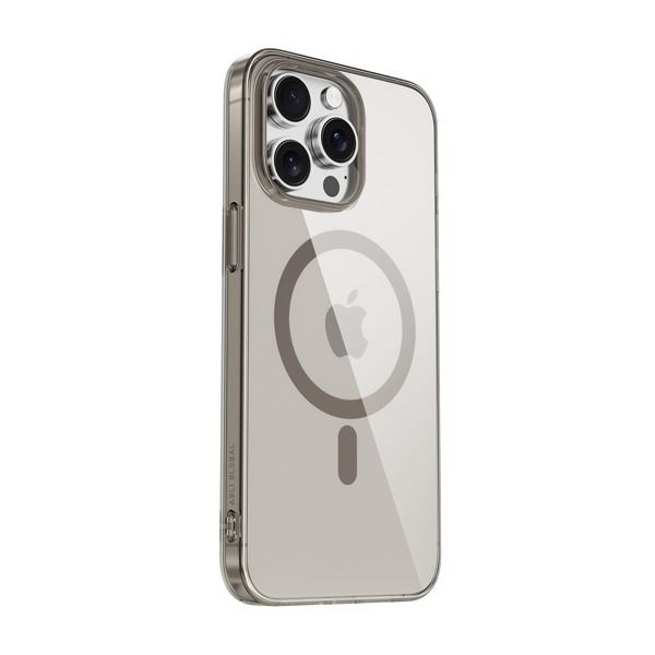 Asli Global iPhone 15 Pro Max Crystal MagSafe Case |Gray